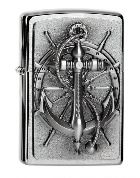 ZIPPO Aansteker PL 200 NAUTIC EMBLEM - vooraanzicht