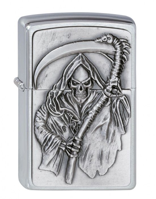 ZIPPO Aansteker PL 200 REAPERS CURSE EMBLEM - vooraanzicht
