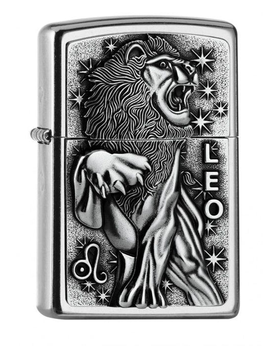 ZIPPO Aansteker PL 207 LEO Tierkreis. V19 - vooraanzicht