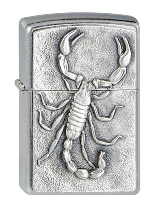ZIPPO Aansteker PL 207 SCORPION-EMBLEM - vooraanzicht