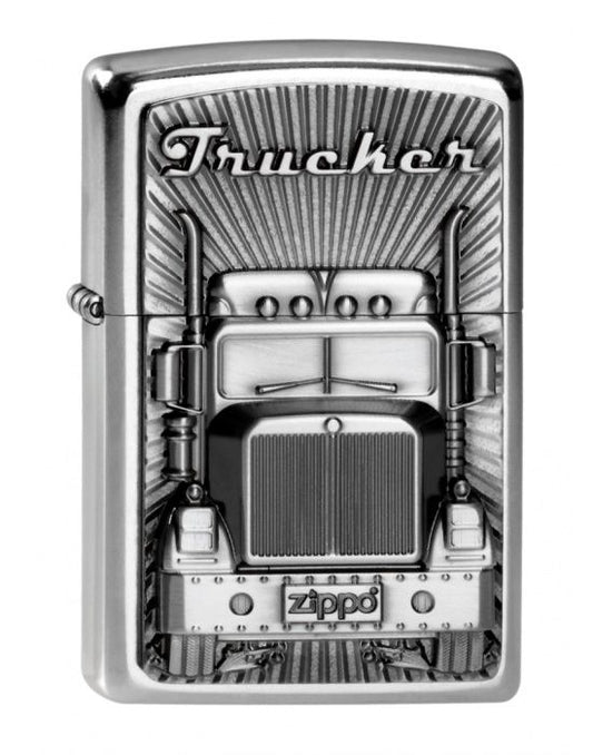 ZIPPO Aansteker PL 207 ZIPPO TRUCKER EMBLEM - vooraanzicht