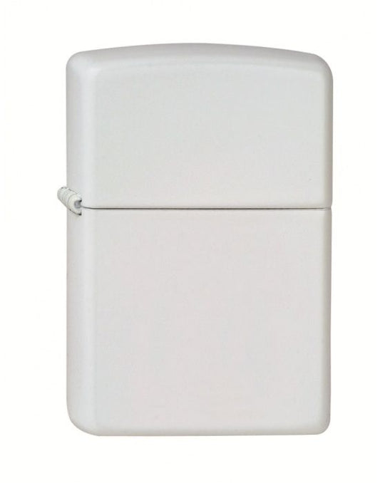 ZIPPO Aansteker PL 214 REGULAR WHITE MATTE - vooraanzicht