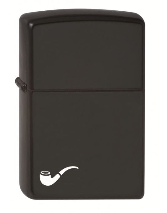 ZIPPO PL 218 BLACK PIPE LIGHTER - vooraanzicht