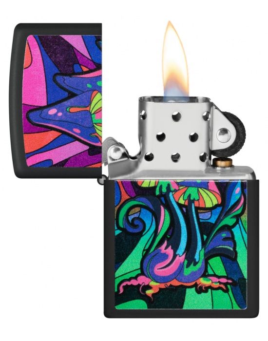 Zippo Aansteker PL 218 Counter Culture Design - achteraanzicht