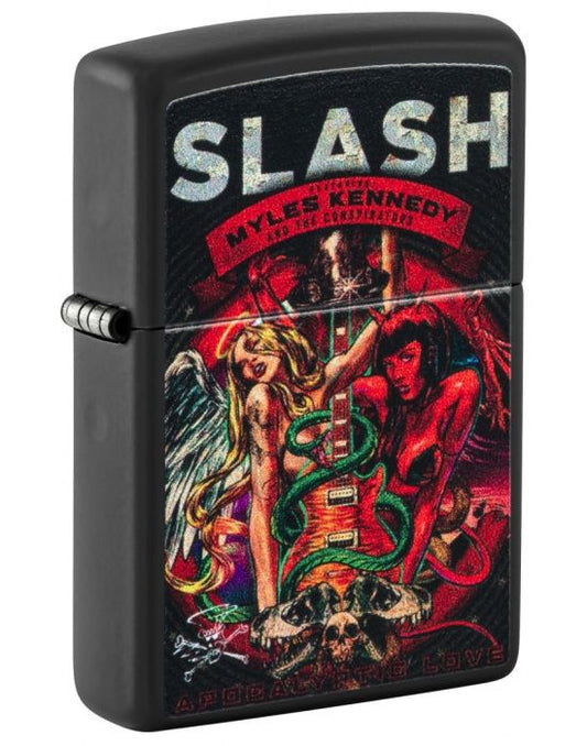 Zippo Aansteker PL 218 Slash Design - vooraanzicht