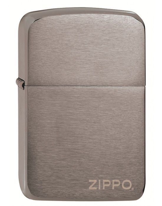 ZIPPO Aansteker PL 24485 BLACK ICE 1941 ZIPPO LOGO - vooraanzicht
