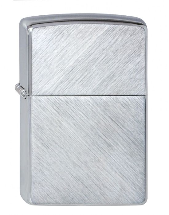 ZIPPO Aansteker PL 24648 REG HERRINGBONE SWEEP - vooraanzicht