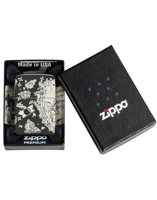 Zippo Aansteker PL 24756 Tattoo Theme Design - detail