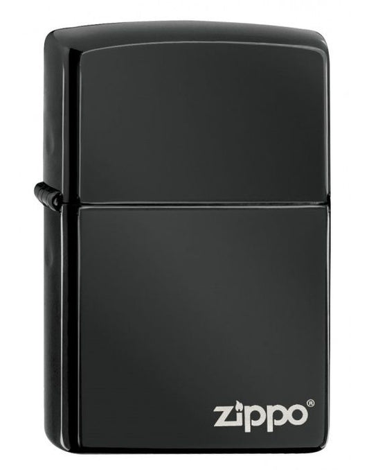 ZIPPO Aansteker PL 24756 ZL EBONY WITH ZIPPO - vooraanzicht