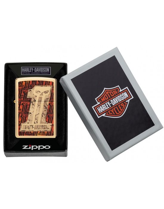 Zippo Aansteker PL 254B Harley - Davidson Design - detail 1