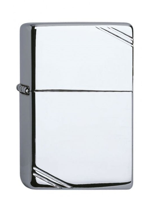 ZIPPO Aansteker PL 260 VINTAGE CHROME HIGH POLISHED - vooraanzicht