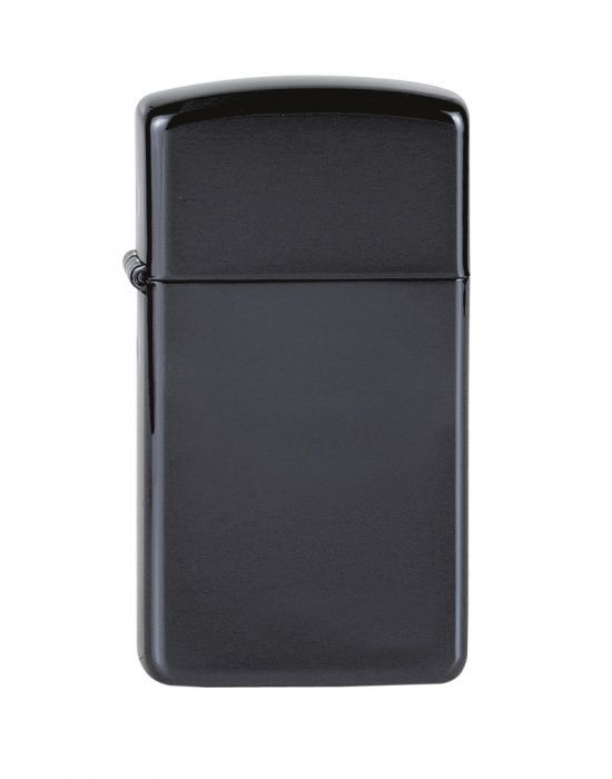 ZIPPO Aansteker PL 28123 SLIM EBONY - vooraanzicht