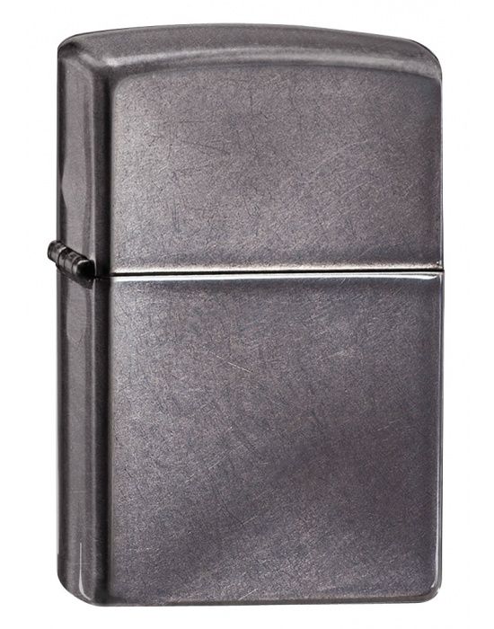ZIPPO Aansteker PL 28378 REG GRAY DUSK MT LTR - vooraanzicht