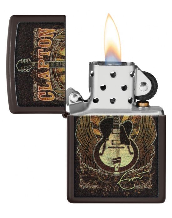 Zippo Aansteker PL 49180 Eric Clapton Design - achteraanzicht