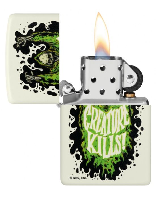 Zippo Aansteker PL 49193 Santa Cruz Design - achteraanzicht