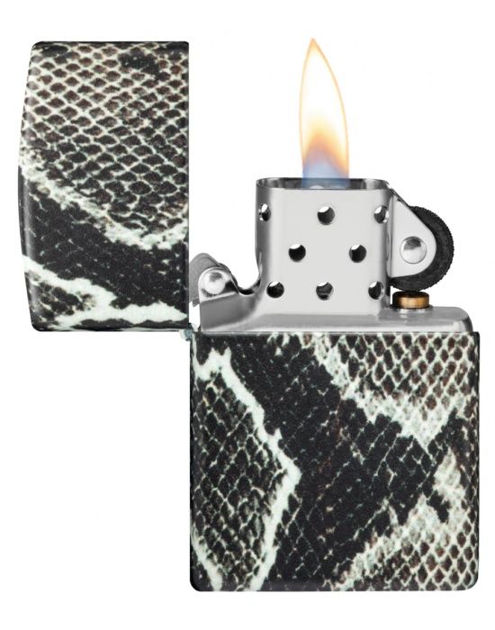 Zippo Aansteker PL 49352 Snake Skin Design - achteraanzicht