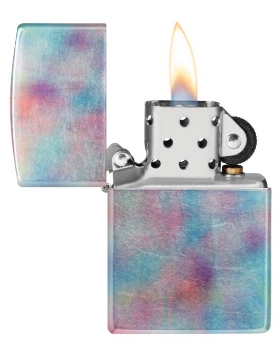 Zippo Aansteker PL 540 Holographic Design - achteraanzicht