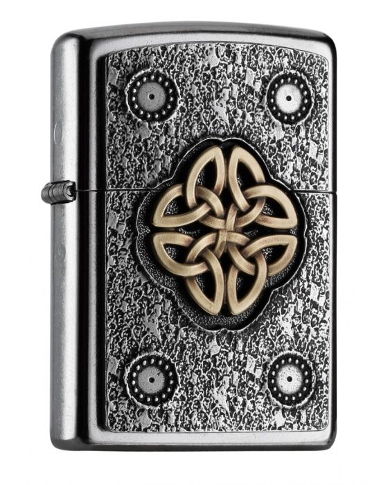 ZIPPO Aansteker PL EMB W/ CELTIC KNOT - vooraanzicht