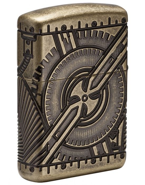 ZIPPO Aansteker PL 29268 Skull Multi Cut - detail