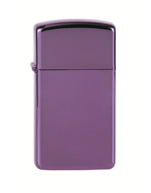 ZIPPO Aansteker PL SLIM HIGH POLISH PURPLE - vooraanzicht
