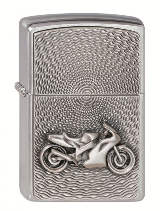 ZIPPO Aansteker PL ZIPPO 200 MOTOR BIKE EMBLEM - vooraanzicht