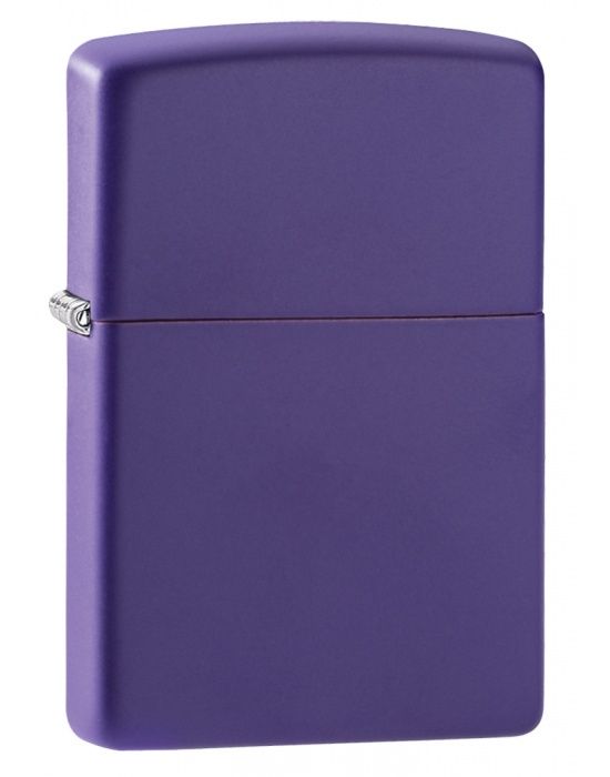 ZIPPO Aansteker PL237 Reg Purple Matte - vooraanzicht