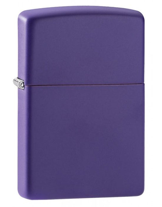 ZIPPO Aansteker PL237 Reg Purple Matte - vooraanzicht