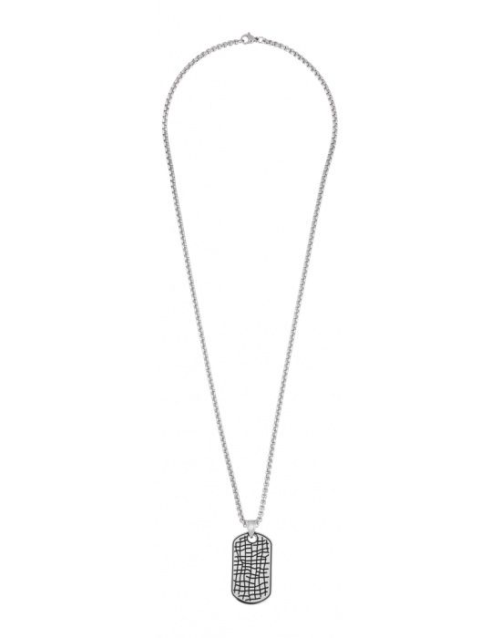 Zippo Plate Pendant Necklace - vooraanzicht