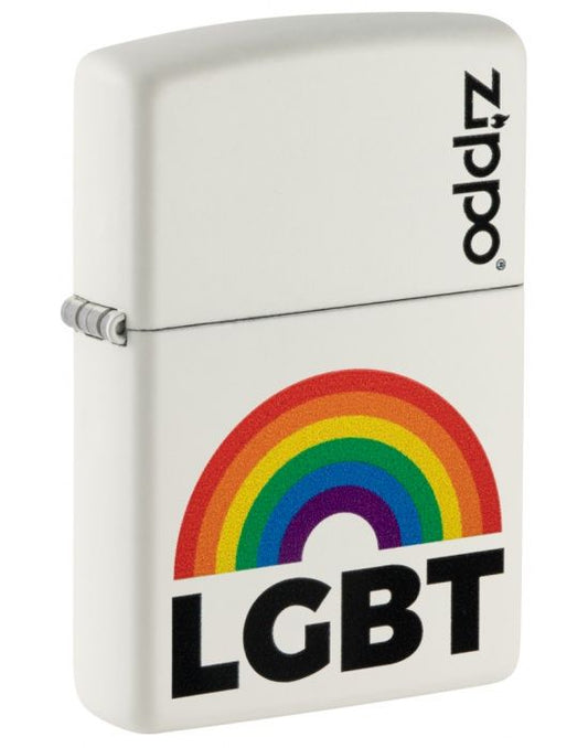 Zippo Aansteker Rainbow Design - vooraanzicht