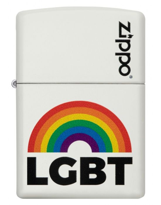 Zippo Aansteker Rainbow Design - achteraanzicht