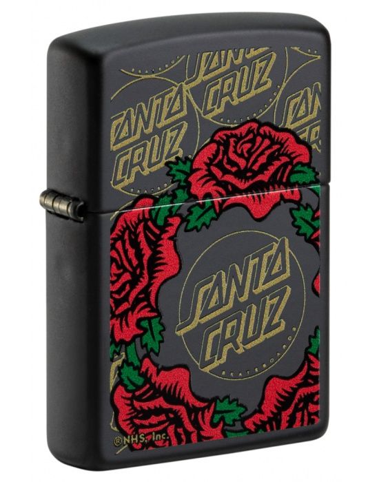 Zippo Aansteker Santa Cruz Design - vooraanzicht