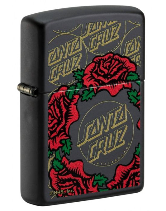 Zippo Aansteker Santa Cruz Design - vooraanzicht