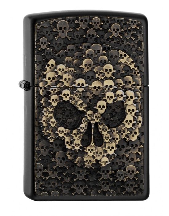 ZIPPO Aansteker SKULLS IN SKULL - vooraanzicht