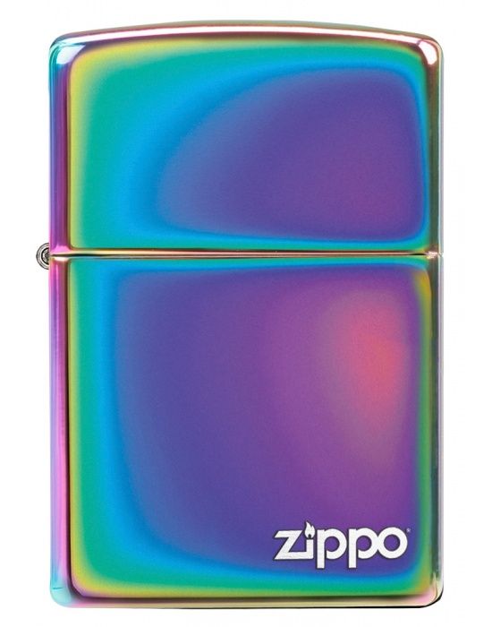 Zippo Aansteker Spectrum with Logo - vooraanzicht