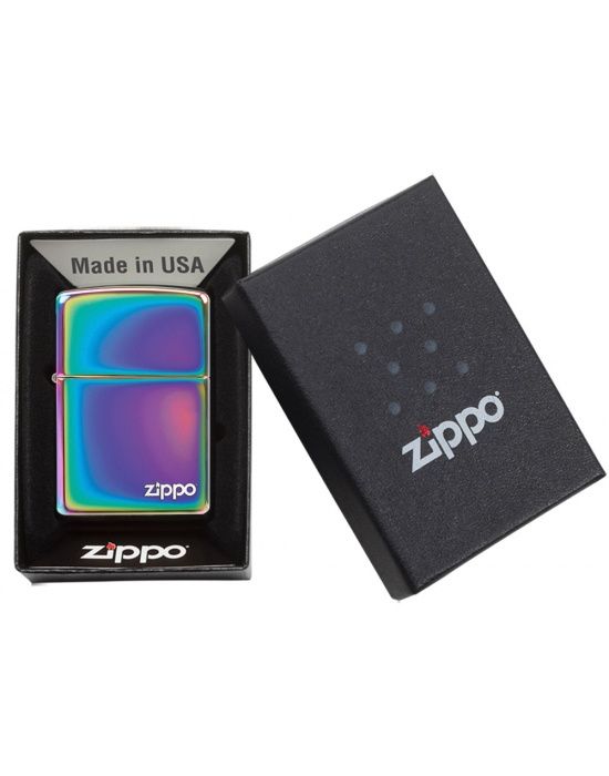 Zippo Aansteker Spectrum with Logo - detail