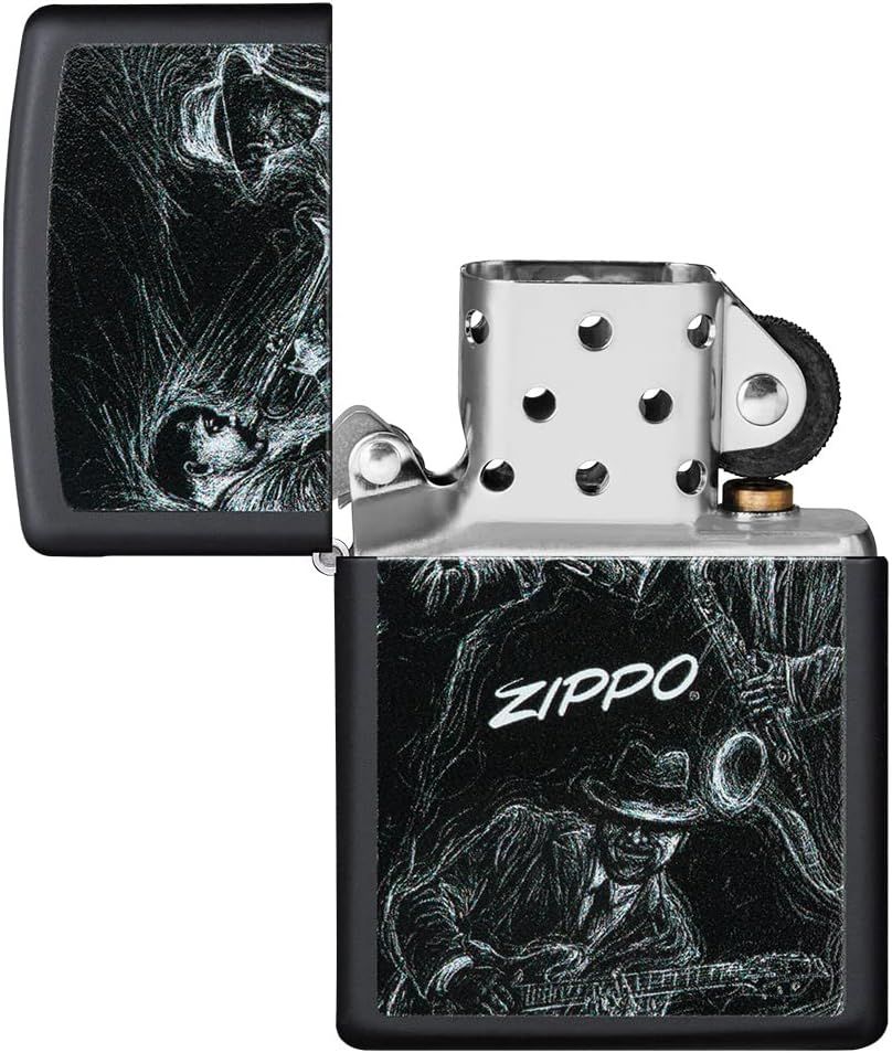 Zippo Aansteker - 218 JAZZ MUSICIANS DESIGN - detail 1