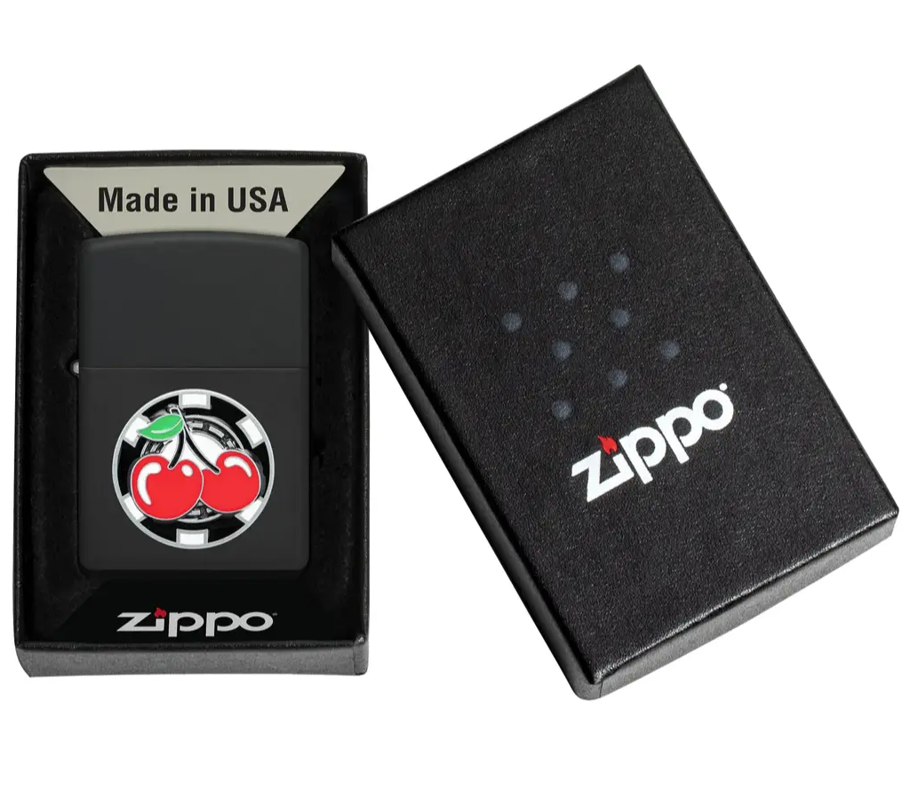 Zippo Aansteker - 218 Poker Chip with Cherries - detail 1