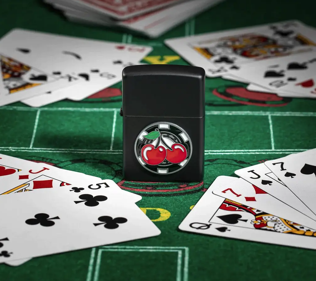 Zippo Aansteker - 218 Poker Chip with Cherries - detail 2