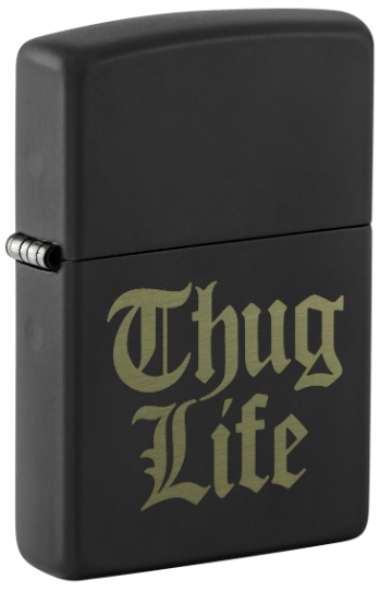 Zippo Aansteker - 218 Thug Life Design - vooraanzicht