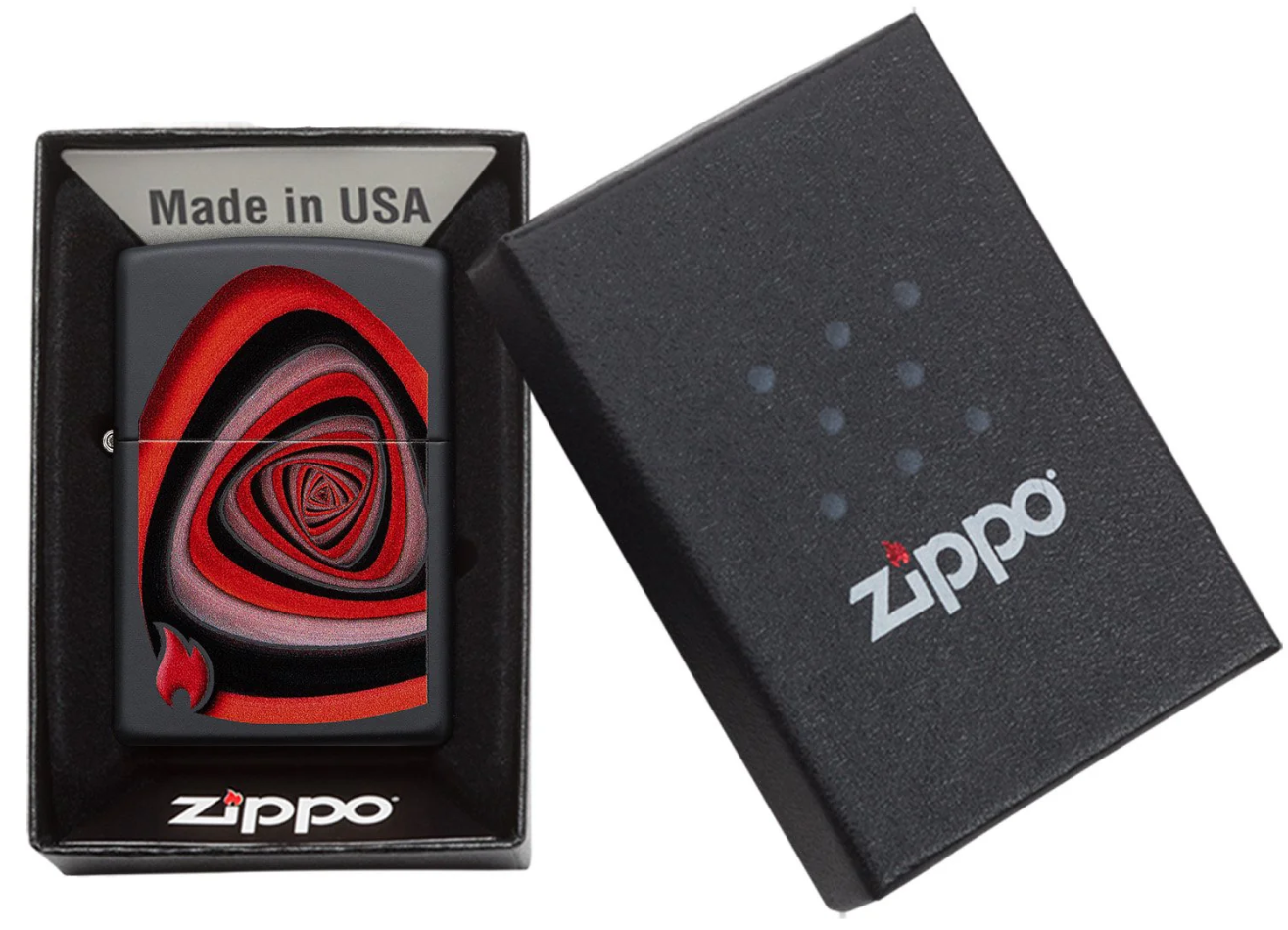 Zippo Aansteker - 218 Zippo Vortex Design - detail 1