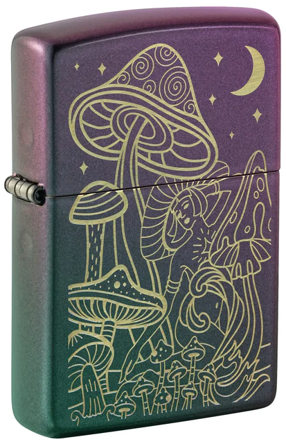 Zippo 49146 Mushrooms Design aansteker vooraanzicht