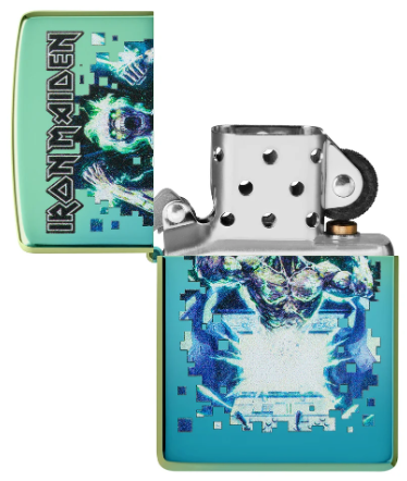 Zippo 49191 Iron Maiden Design aansteker achteraanzicht