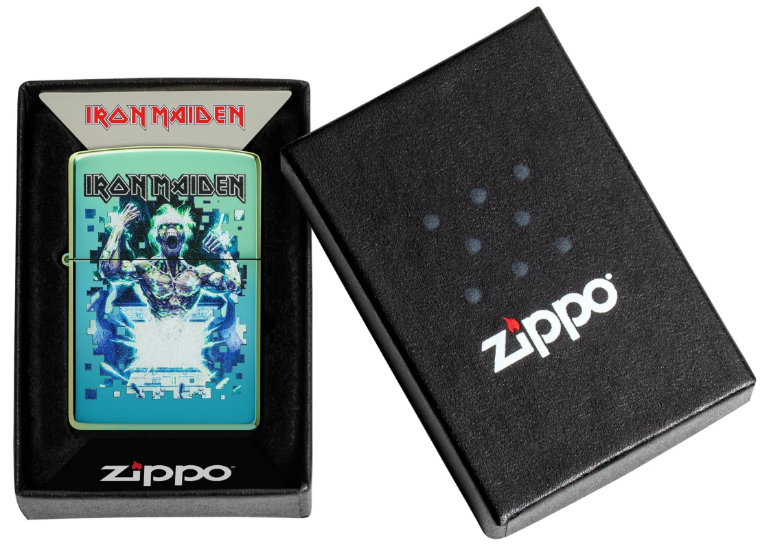 Zippo 49191 Iron Maiden Design aansteker detail