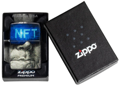 Zippo 49352 NFT Currency Design aansteker detail 2