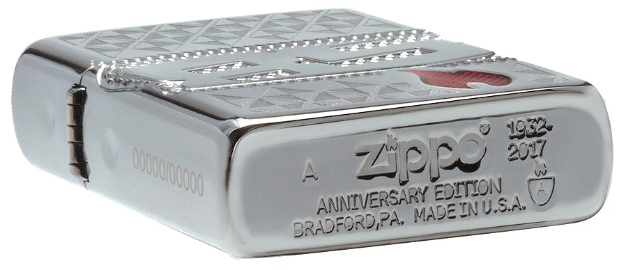 Zippo 85th Anniversary 2017 aansteker detail 2