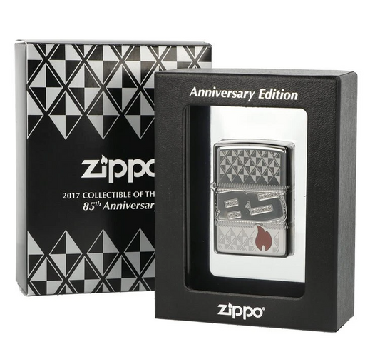 Zippo 85th Anniversary 2017 aansteker vooraanzicht