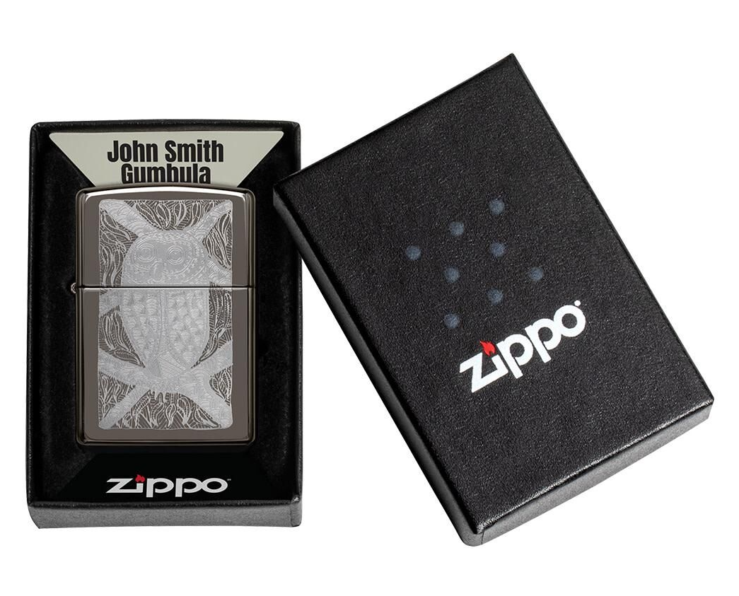 Zippo AMZ 150 John Smith Gumbula aansteker detail 2