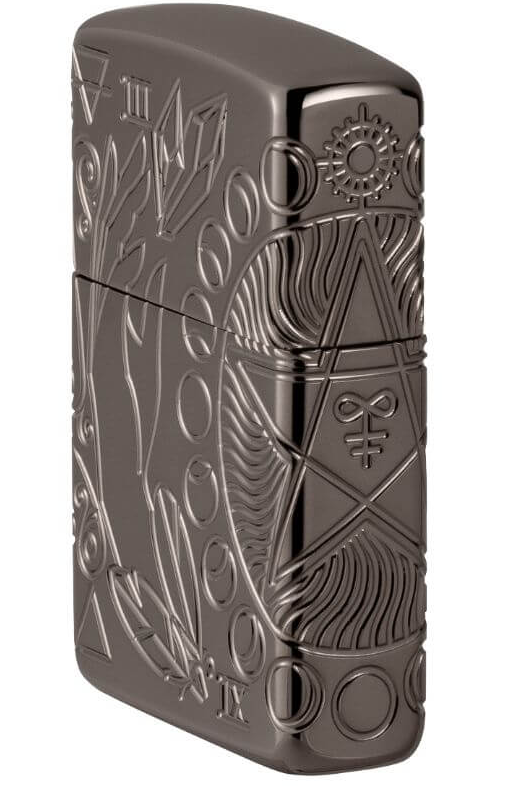 Zippo AMZ 24095 Wicca Design aansteker detail 3