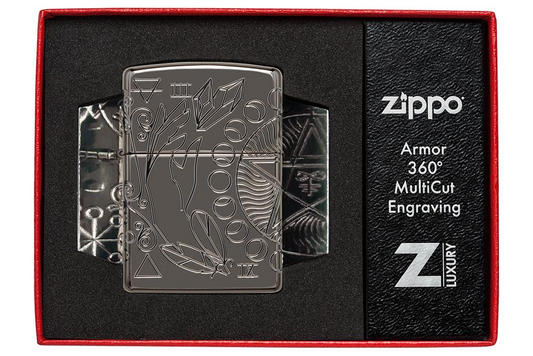 Zippo AMZ 24095 Wicca Design aansteker vooraanzicht