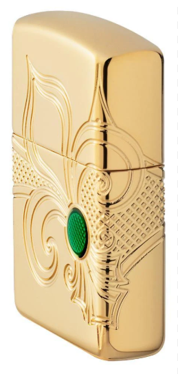Zippo AMZ 29261 Fleur-De-Lis Design aansteker detail 1
